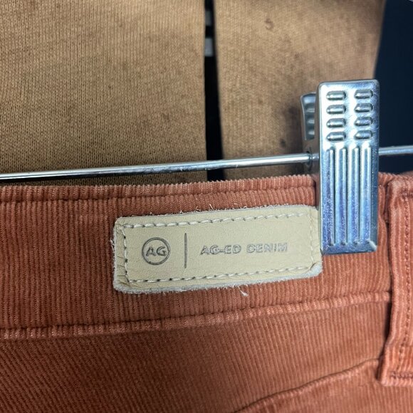 AG Denim AG-ED Corduroy Pants - Straight Leg, Medium Brown/Camel Color - Picture 6 of 9